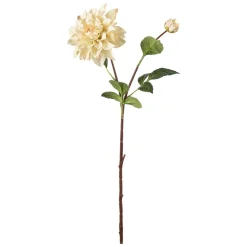 Kremmerhuset Stilkblomst Dahlia 70 cm off white| Kunstige Blomster