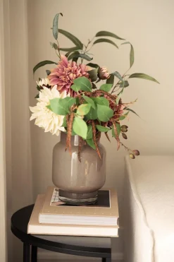 Kremmerhuset Stilkblomst Dahlia 70 cm off white| Kunstige Blomster