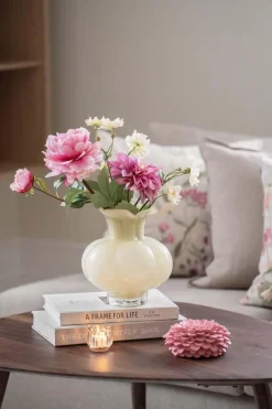 Kremmerhuset Stilkblomst Dahlia 70 cm rosa| Kunstige Blomster