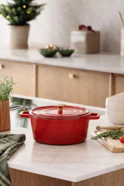 Kremmerhuset Støpejernsgryte Sabor 4L rød| Kjøkkenredskaper|Gavetips