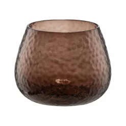 Kremmerhuset Telysestake Glimre 7,5 cm mørk brun| Lykter|Lysestaker