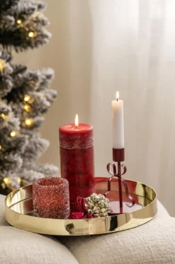 Kremmerhuset Telysholder Angel 7 cm rød| Lykter|Julelys Og Lysestaker