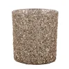 Kremmerhuset Telysholder Glitter Gull 8 cm| Lykter|Julelys Og Lysestaker