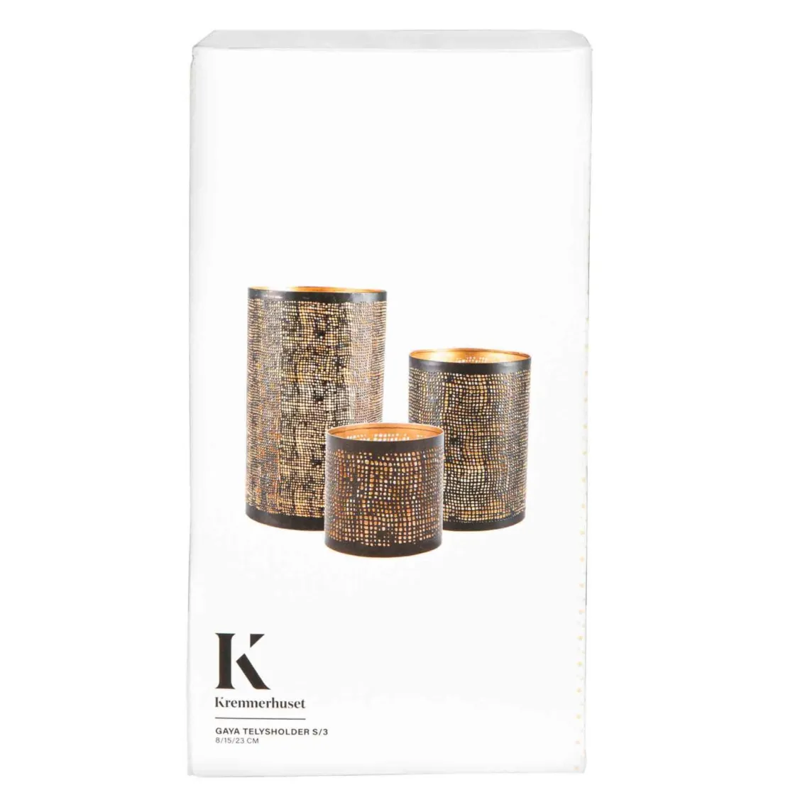 Kremmerhuset Telysholdere Gaya, 3 stk| Lykter|Lysestaker