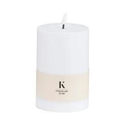 Kremmerhuset Utelys LED 15cm hvit| Ledlys|Kubbelys